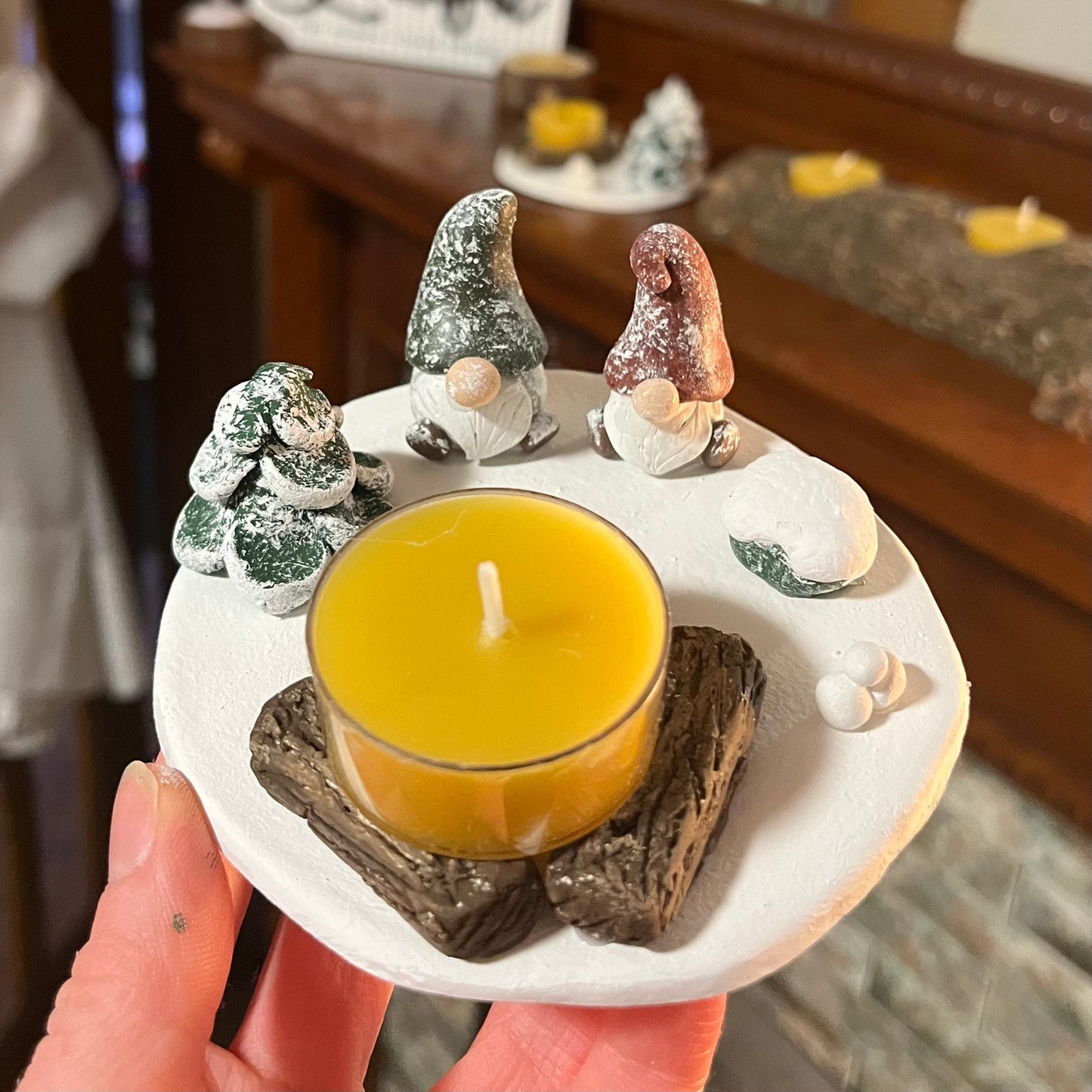 Gnome Tea Light Holder